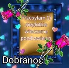 Kartka z pozdrowieniami na dobranoc